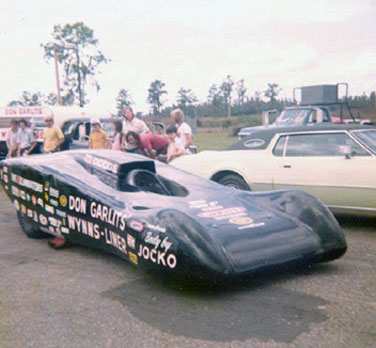 Flywheel powered Dragster